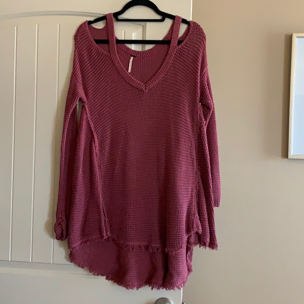 Free people off the shoulder sweater